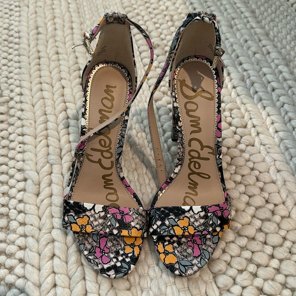 Floral Sam Edelman Heels